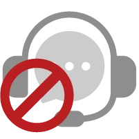 Keine Callcenter Icon