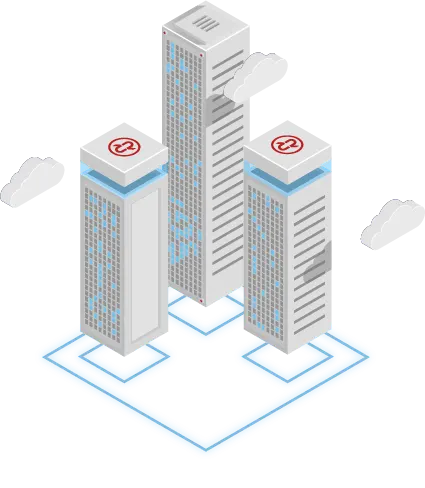 Frankfurt Rechenzentrum Server des Multi-Datacenter Frankfurt
